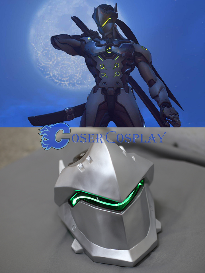 Overwatch OW Gaku Space Genji Mask Cosplay Accessories